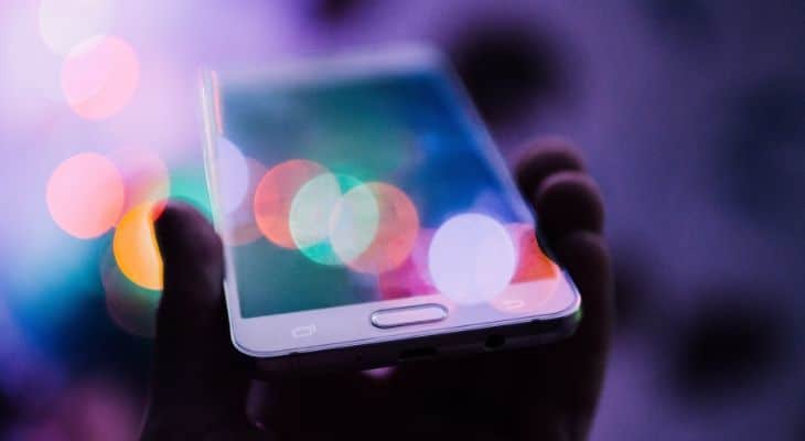 phone in lights - digital