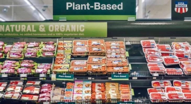 plat-based meat supermarket