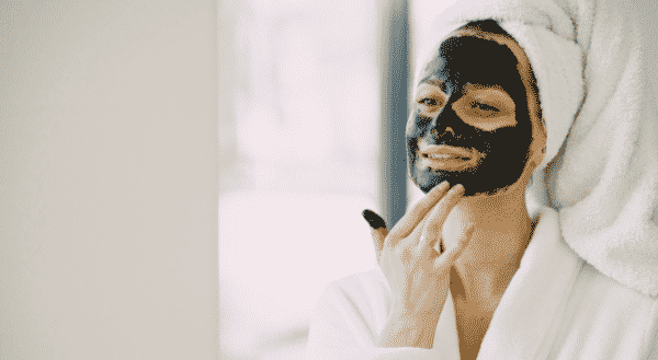 doing skincare