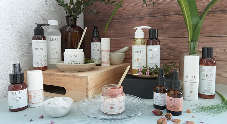 Skincare range